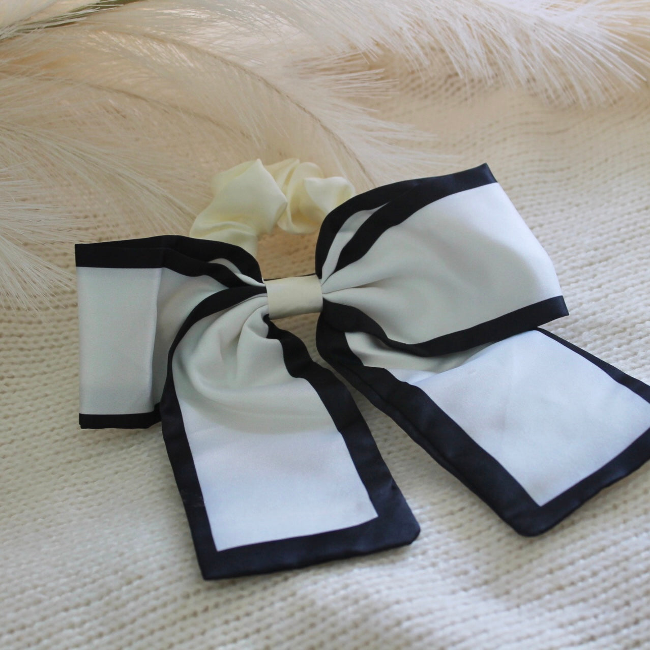 Scrunchie Satin Bow