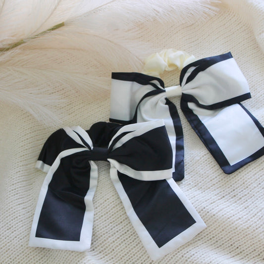 Scrunchie Satin Bow