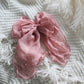 Chiffon Pearl Hair Bow